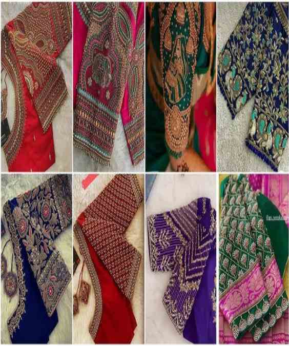 Aari Work Blouse Designs