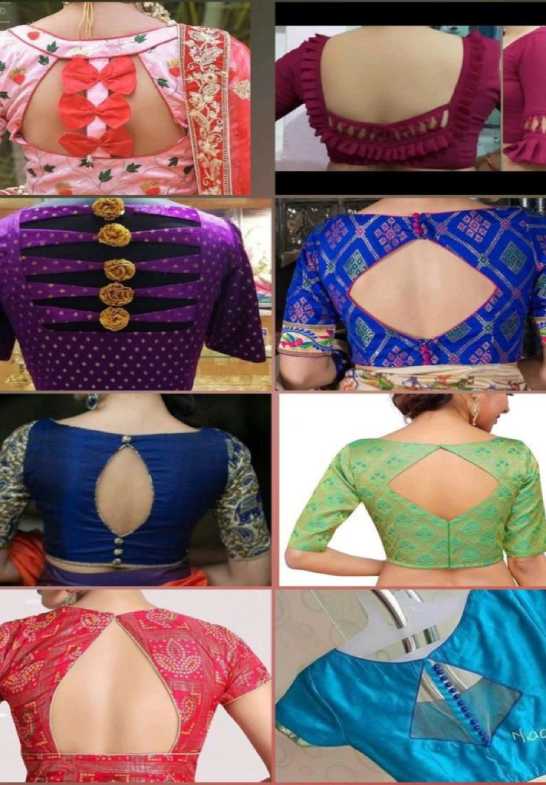 Blouse Designs Back Side