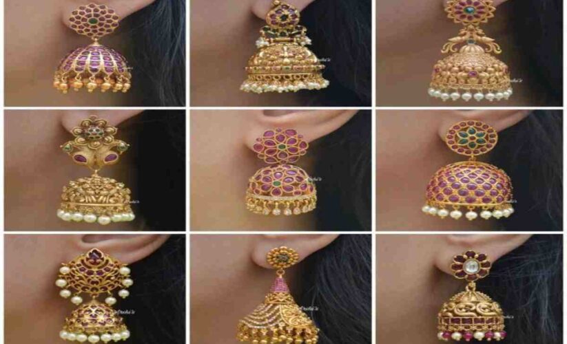 Jhumki Earrings New Traditional Gold Jhumka Design