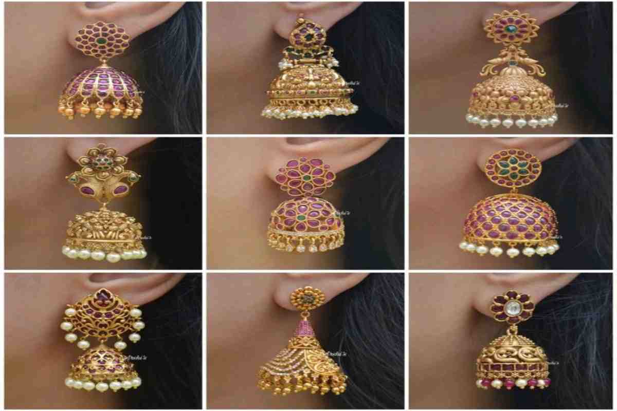 Jhumki Earrings New Traditional Gold Jhumka Design