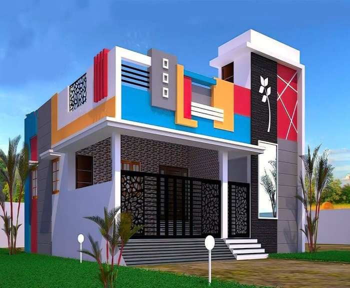 Single Floor House Design