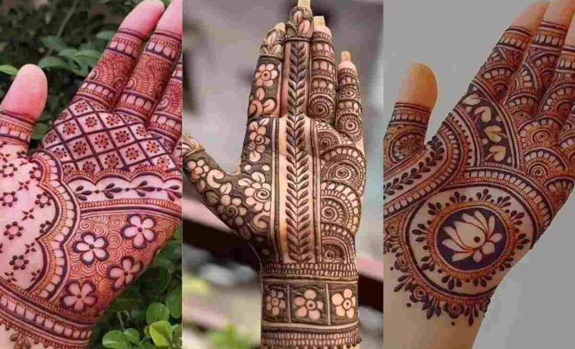 Mehndi Design Easy Front Hand Simple and Beautiful