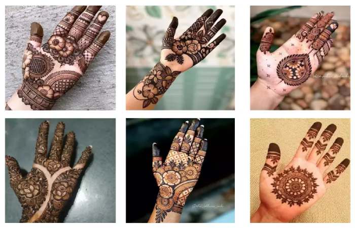 Mehndi Design for Front hand