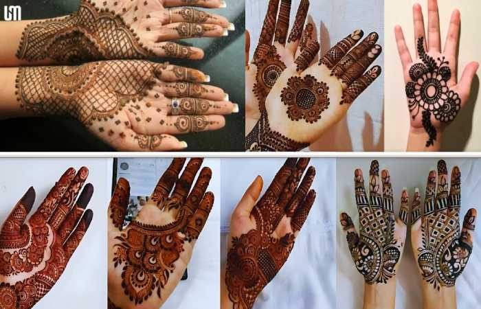 Simple Mehndi Design for Front-hand